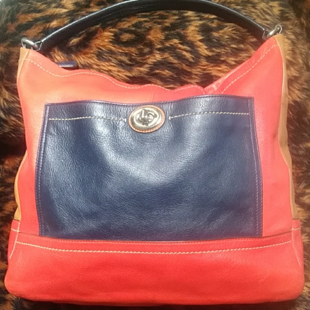 Coach leather purse